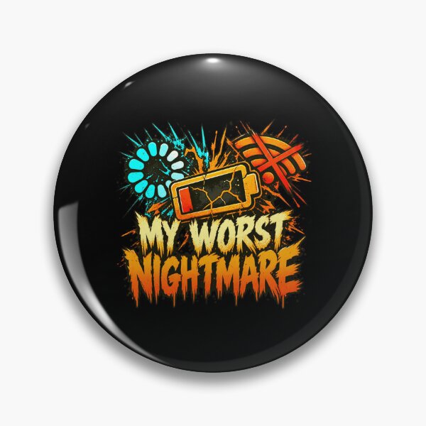 Item preview, My Worst Nightmare Tech Problems Digital Frustration Gamer designed and sold by FolkGraphics.