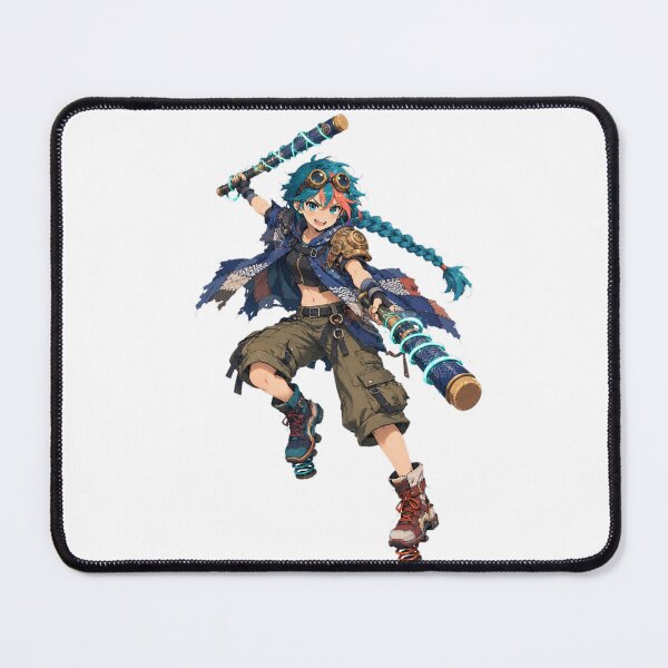 Item preview, Thunderdrum Heroine Original Anime Action Art designed and sold by AnimeOrbit.