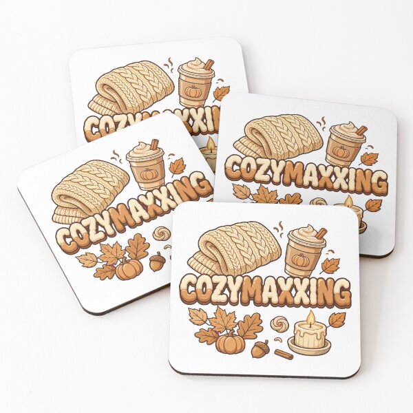 Item preview, Cozymaxxing Cozy Autumn Pumpkin Spice Art designed and sold by the wellness script.