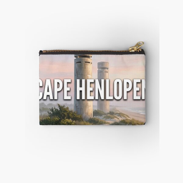 Item preview, Cape Henlopen State Park Delaware Misty Morning Round Badge Sticker designed and sold by DetourDgn.