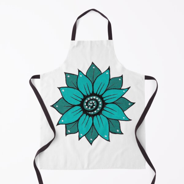 Item preview, Teal flower designed and sold by AfafantoSen.