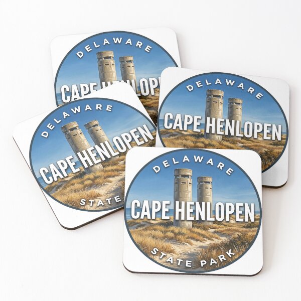 Item preview, Cape Henlopen State Park Delaware Autumn Dunes Round Badge Sticker designed and sold by DetourDgn.