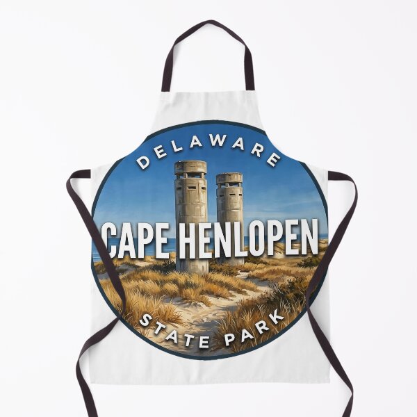 Item preview, Cape Henlopen State Park Delaware Autumn Dunes Round Badge Sticker designed and sold by DetourDgn.