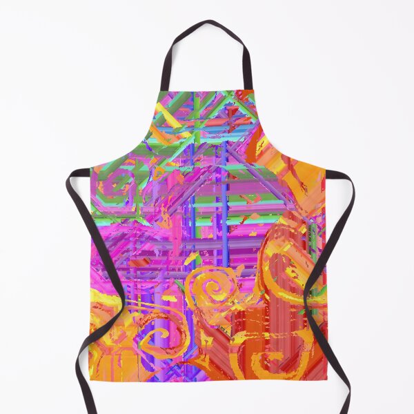 Item preview, Neon Glitch Plaid | Abstract Cyberpunk Collage Art designed and sold by Lunar-Lisa.