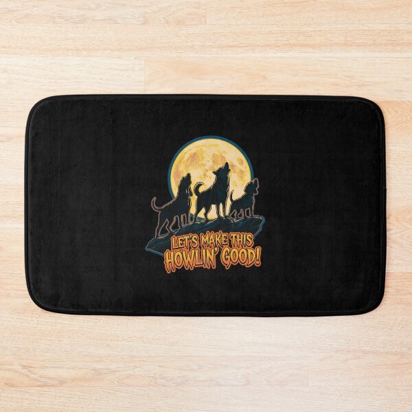 Item preview, Let's Make This Howling Good – Hound Dogs Howling at the Moon designed and sold by Woof-Worthy-ART.