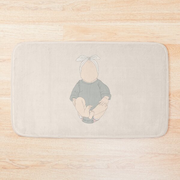 Item preview, Minimal baby girl illustration designed and sold by elena-studio-.