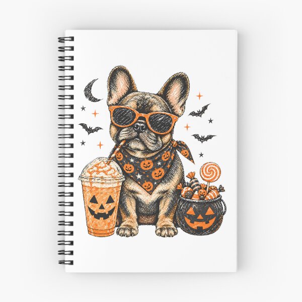 Item preview, Cute French Bulldog Halloween – Pumpkin Candy & Spooky Drink Frenchie designed and sold by elisarasada.