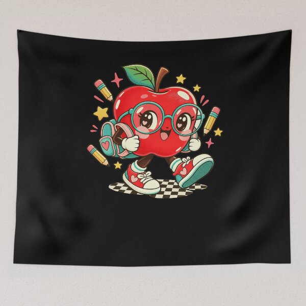 Item preview, Cute School Apple Teacher Student Education designed and sold by FolkGraphics.