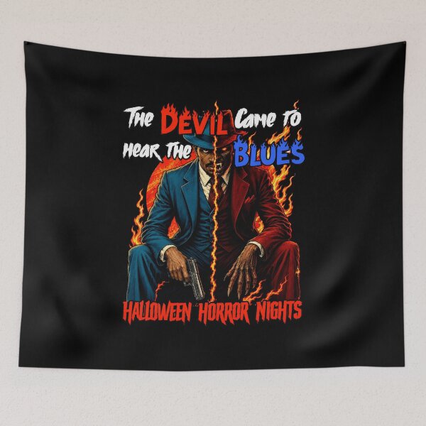 Item preview, Sinners The Devil Came To Hear The Blues designed and sold by AnanamorphArter.