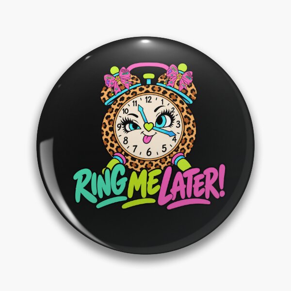 Item preview, Ring Me Later – Cute Leopard Print Alarm Clock designed and sold by Aimetoi.