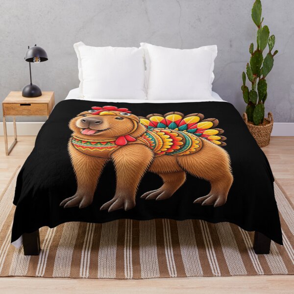 Item preview, Funny Capybara Turkey Costume Thanksgiving Zoo designed and sold by rafaeltto.