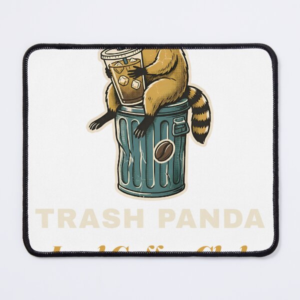 Item preview, Raccoon Iced Coffee Shirt Trash Panda Iced Coffee Club Funny Raccoon Meme Tee designed and sold by UnivStore.