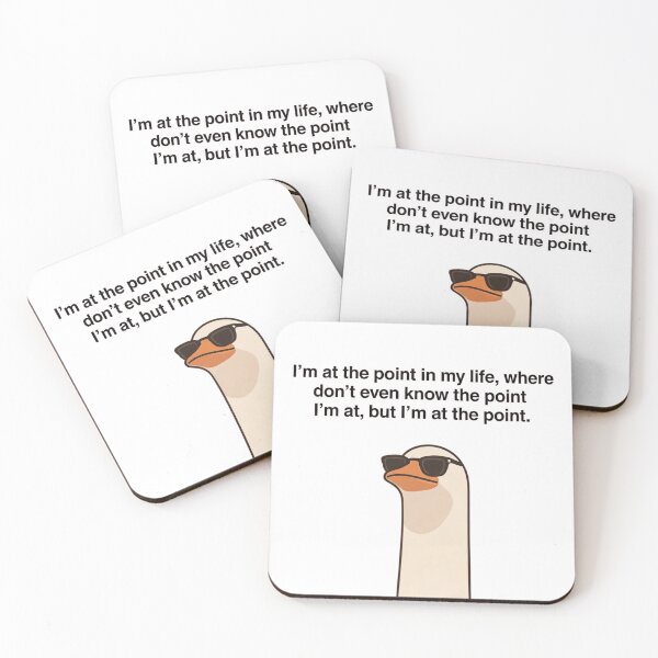 Item preview, Funny Sarcastic Duck Life Quote designed and sold by JossDesign15.
