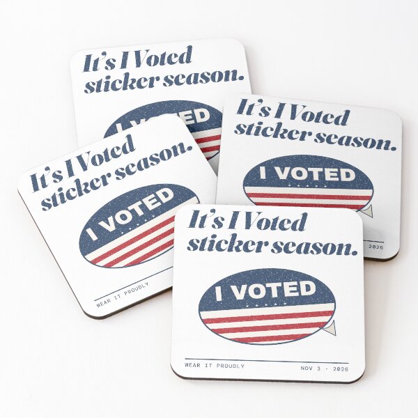 Item preview, Its I Voted Sticker Season Funny Election 2026 Shirt Midterms I Voted Sticker Tee designed and sold by UnivStore.