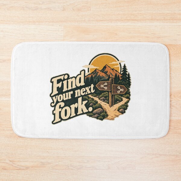 Artikelvorschau, Finde dein nächstes Fork Vintage Trail Badge entworfen und verkauft von ThreadQuirk.