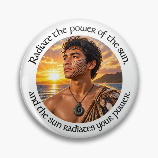 Item preview, Polynesian Empowerment Proverb - Radiate the power of the sun | Pacific Art designed and sold by ShakaLife.org.