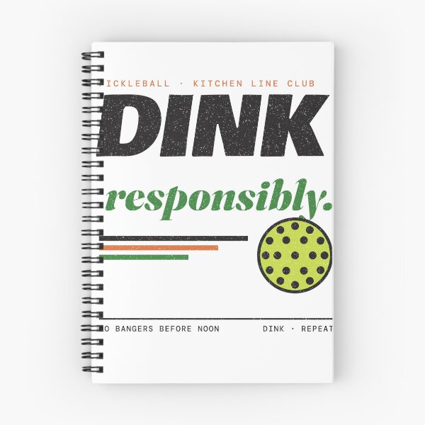 Item preview, Dink Responsibly Pickleball Shirt Funny Pickleball Player Gift Kitchen Line Club Tee designed and sold by UnivStore.