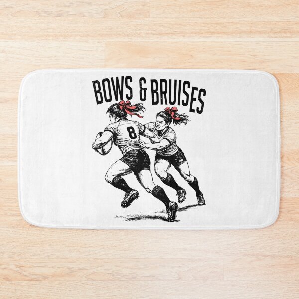 Item preview, Bows  Bruises  Womens Rugby Vintage Black  White designed and sold by brenle-yboatri.