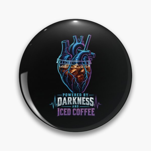 Item preview, Powered By Darkness And Iced Coffee designed and sold by KAYJAY DESIGNS.