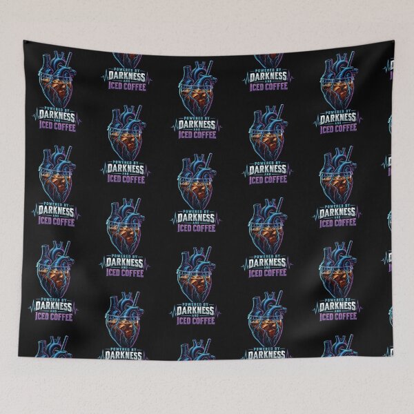 Item preview, Powered By Darkness And Iced Coffee designed and sold by KAYJAY DESIGNS.