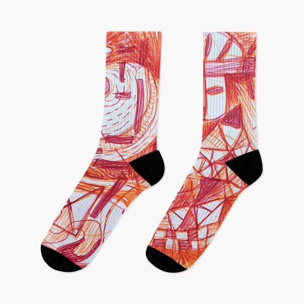 Item preview, Apoteosis abstracta en naranja y rojo. designed and sold by Tereza Pilar Art.