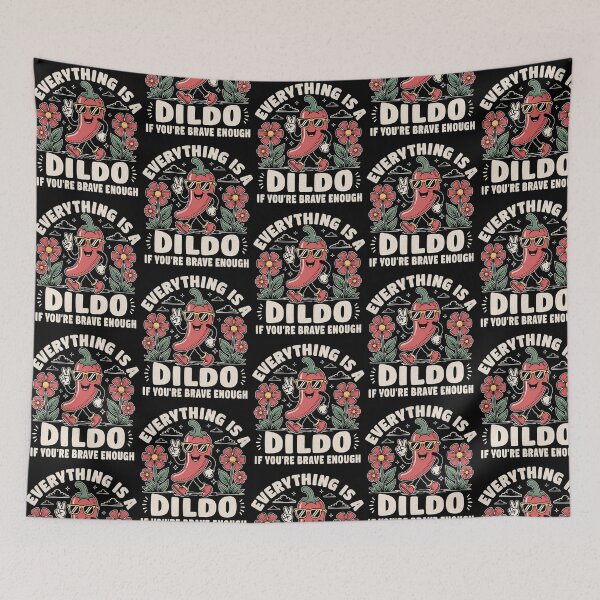 Item preview, Everything Is A Dildo - Funny Spicy Pepper Parody designed and sold by brenle-yboatri.