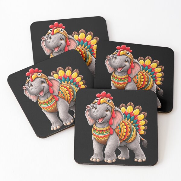 Item preview, Funny Elephant Turkey Costume Thanksgiving Zoo designed and sold by rafaeltto.