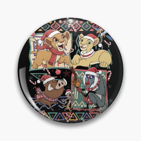 Item preview, The Lion King Holiday Characters Cute Christmas designed and sold by thewaffleist.