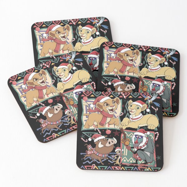 Item preview, The Lion King Holiday Characters Cute Christmas designed and sold by thewaffleist.