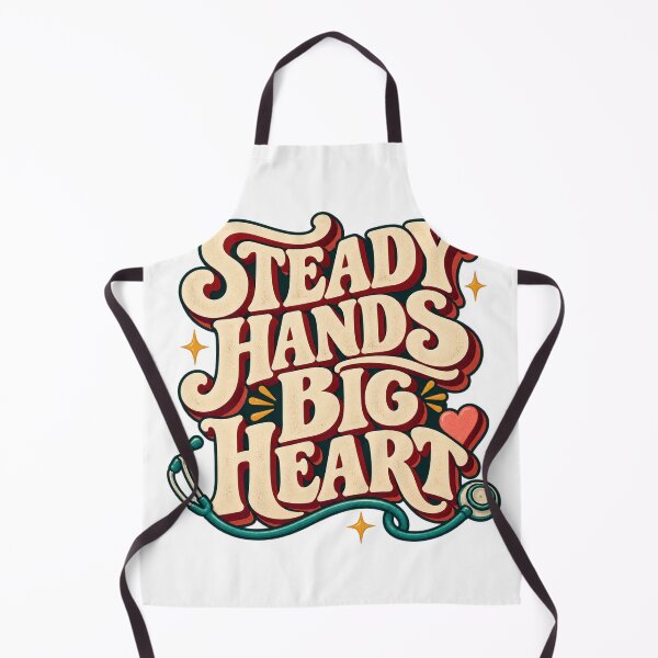 Artikelvorschau, Steady Hands Big Heart Nurse Appreciation Gift entworfen und verkauft von aseel9.