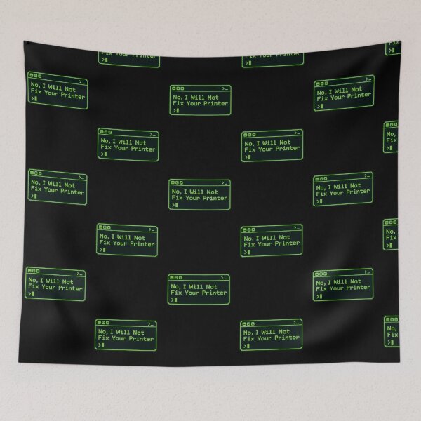 Item preview, No I Will Not Fix Your Printer Tech Support Humor designed and sold by KAYJAY DESIGNS.