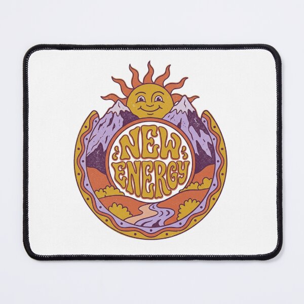 Item preview, New Energy Retro Mountain Sun Art designed and sold by Sanan Israyilli.