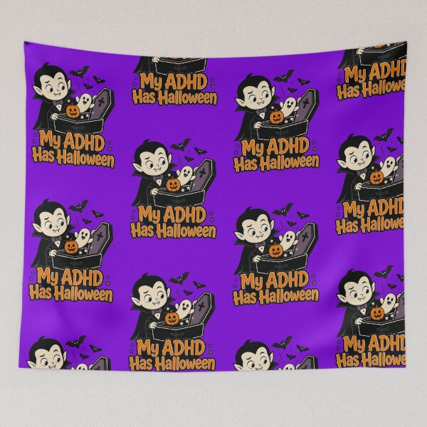 Item preview, My ADHD has Halloween Funny ADHD Halloween Vampire designed and sold by T-version.