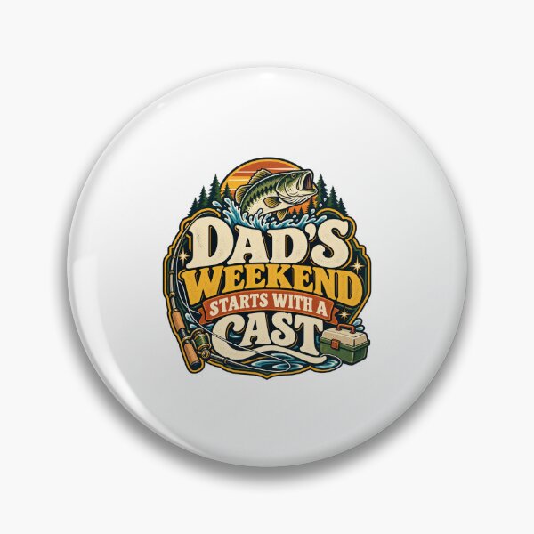 Item preview, Dad's Weekend Starts with a Cast - Fishing Dad Gift designed and sold by aseel9.