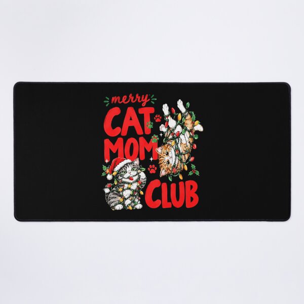 Item preview, Merry Cat Mom Club Christmas Lights Cats designed and sold by malikrosendo23.