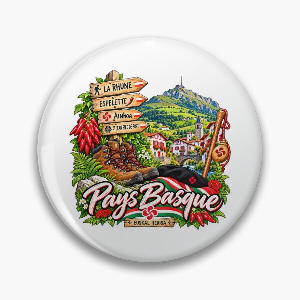 Item preview, Basque Country Hiking Adventure – La Rhune & Euskal Herria designed and sold by Gino64.