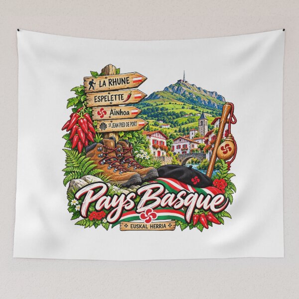 Item preview, Basque Country Hiking Adventure – La Rhune & Euskal Herria designed and sold by Gino64.
