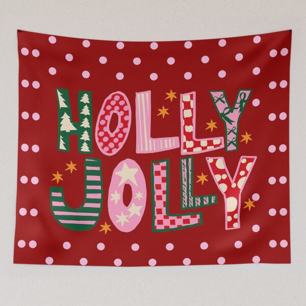 Item preview, Holly Jolly Coquette Christmas Patchwork designed and sold by MaiZephyr.