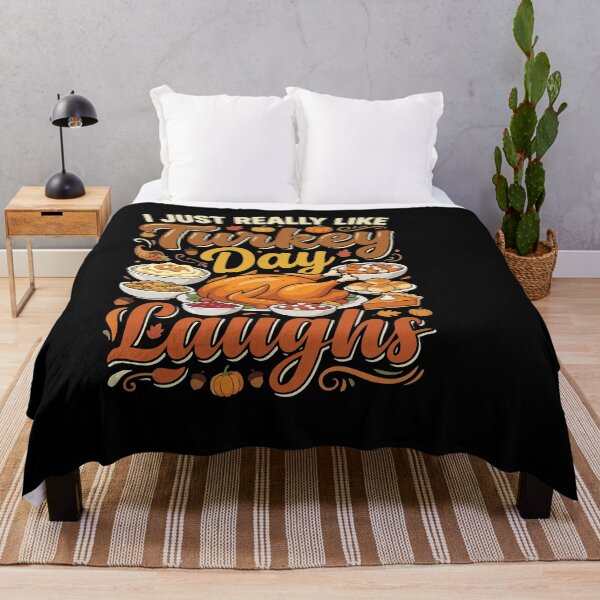 Item preview, I Just Really Like Turkey Day Laughs Thanksgiving designed and sold by AmeliaShirts.