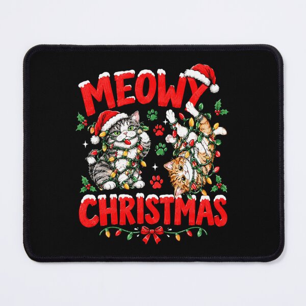 Item preview, Meowy Christmas Cats Lights designed and sold by malikrosendo23.