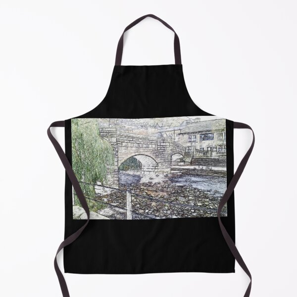 Item preview, Old Packhorse Bridge, Hebden Bridge Pencil Sketch designed and sold by ArtworkNorth.