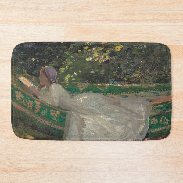 Item preview, Vintage Garden Wall Art, The Green Hammock by John Lavery, Impressionist Painting designed and sold by RickE.