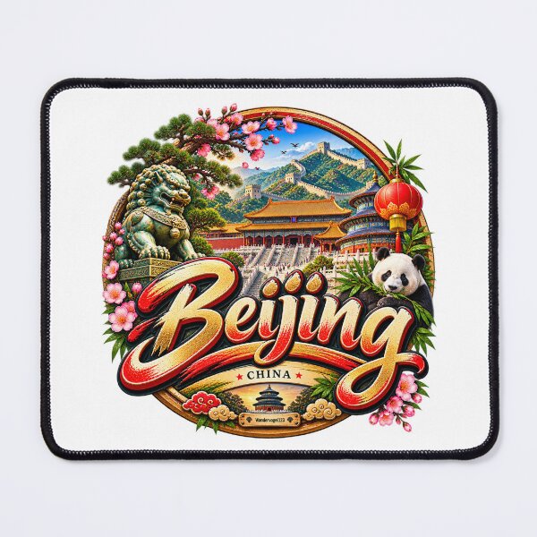 Item preview, Beijing, China – Great Wall, Panda & Chinese Temples designed and sold by Wandervogel123.