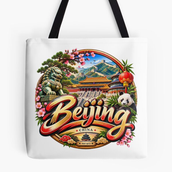 Item preview, Beijing, China – Great Wall, Panda & Chinese Temples designed and sold by Wandervogel123.