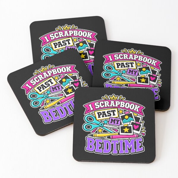 Item preview, I Scrapbook Past My Bedtime Funny Colorful Crafting Hobbyist designed and sold by Photo-Sphere101.