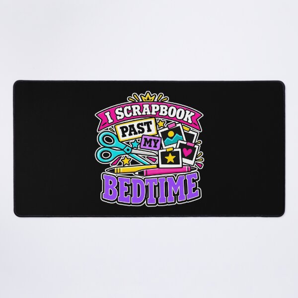 Item preview, I Scrapbook Past My Bedtime Funny Colorful Crafting Hobbyist designed and sold by Photo-Sphere101.