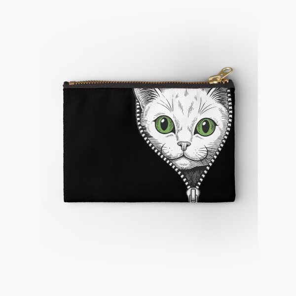 Item preview, Unzipped Cat Illusion Art Sketch designed and sold by Litely.