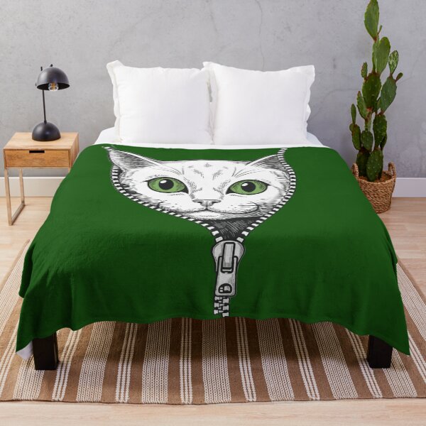 Item preview, Unzipped Cat Illusion Art Sketch designed and sold by Litely.