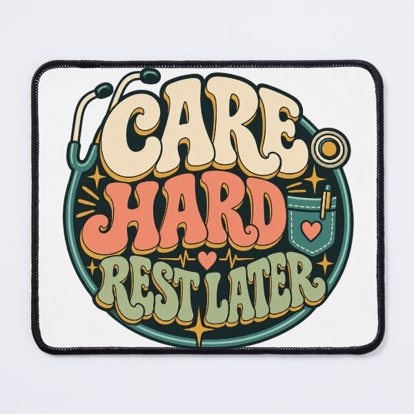 Artikelvorschau, Care Hard Rest Later - Nurse Appreciation Gift entworfen und verkauft von aseel9.