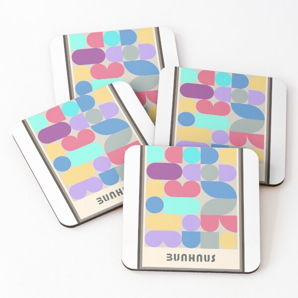 Item preview, abstract retro style bauhaus posterart designed and sold by Print_This_Out.